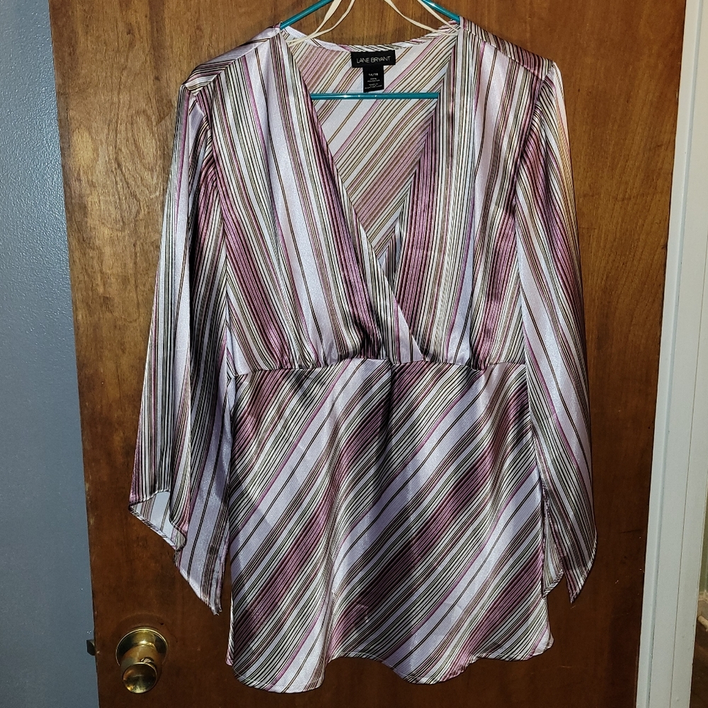 Lane Bryant 14/16 multicolor blouse